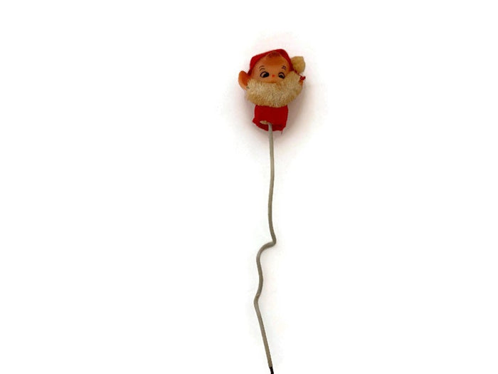 Mid Century Christmas Elf Floral Pick at Duckwells