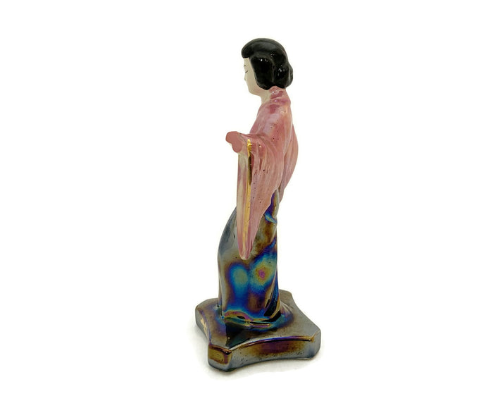 Midcentury Asian Ceramic Lusterware Figurine at Duckwells