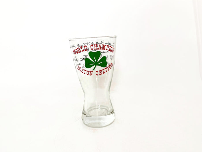 Midcentury Boston Celtics Glass, 1965-66 Championship at Duckwells