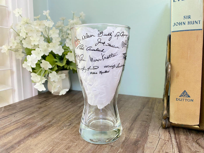 Midcentury Boston Celtics Glass, 1965-66 Championship at Duckwells