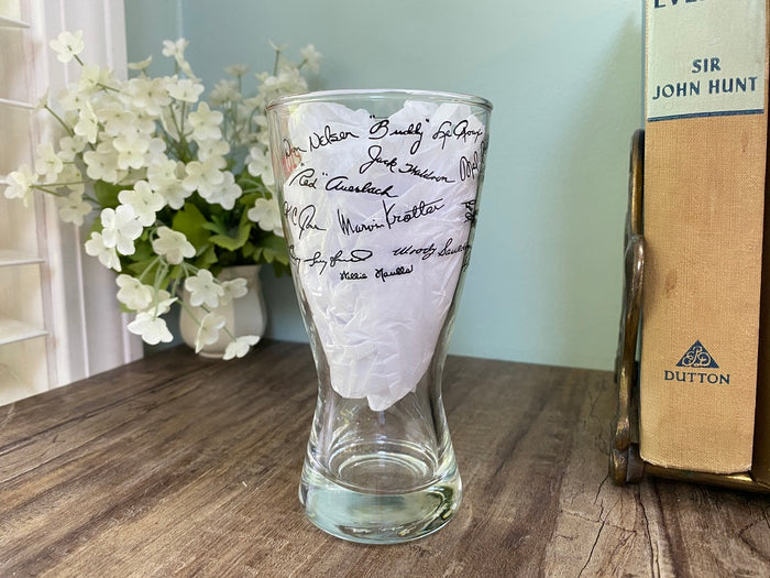 Midcentury Boston Celtics Glass, 1965-66 Championship at Duckwells