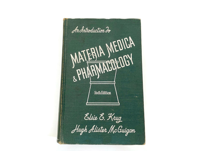 Midcentury Medical Book, An Introduction to Materia Medica & Pharmacology at Duckwells
