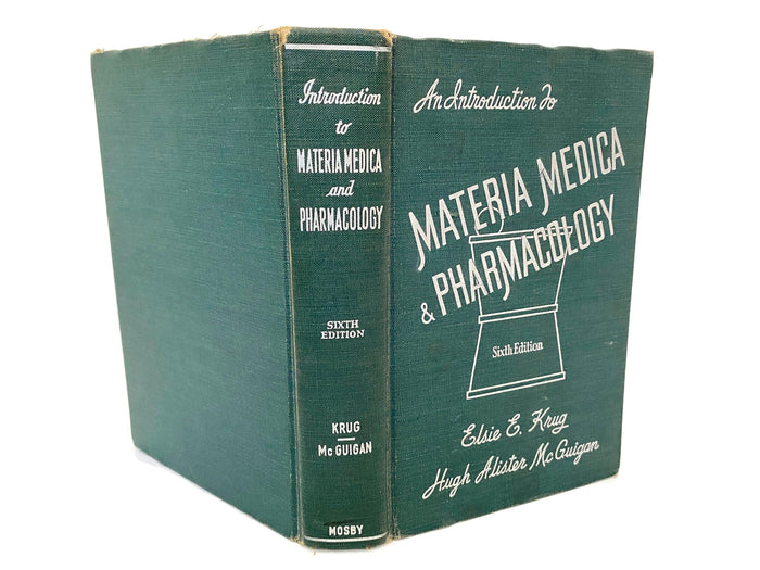 Midcentury Medical Book, An Introduction to Materia Medica & Pharmacology at Duckwells