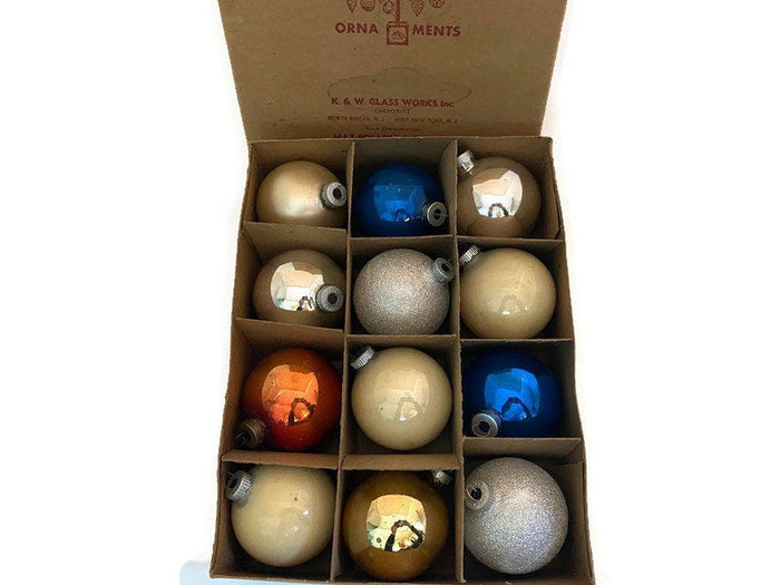 Midcentury Shiny Brite Ornaments at Duckwells
