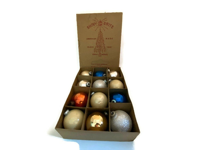 Midcentury Shiny Brite Ornaments at Duckwells