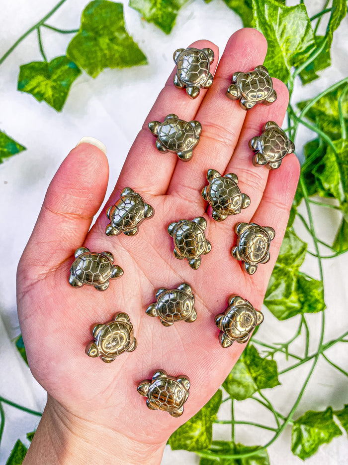 Mini Pyrite Turtle
