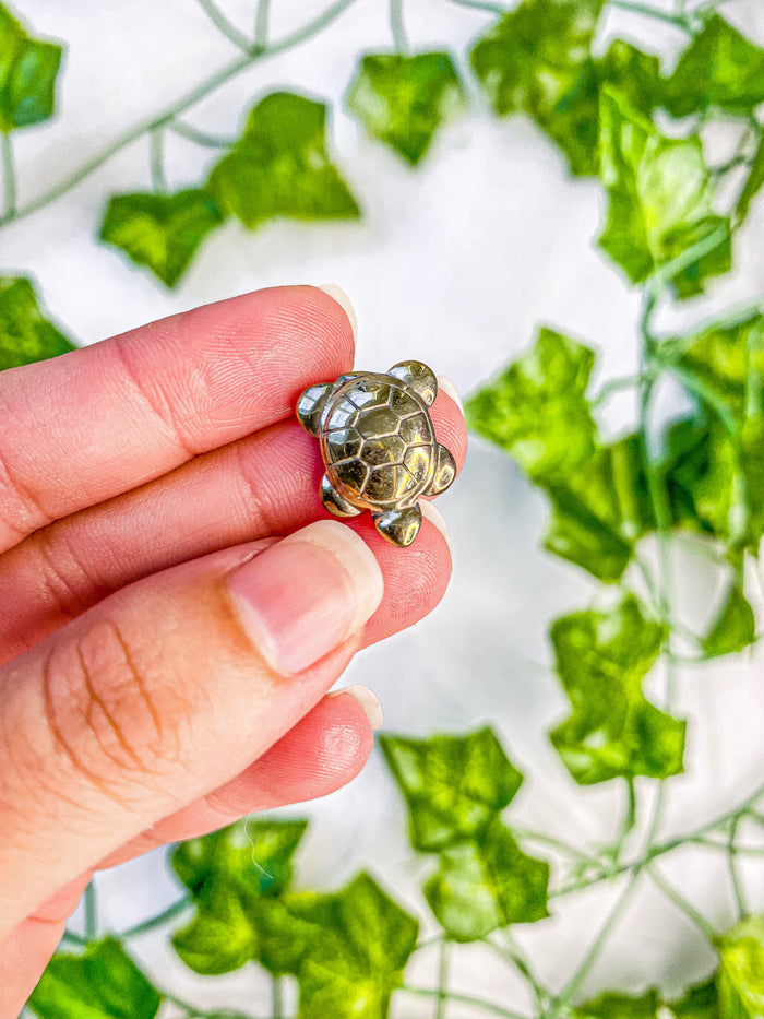Mini Pyrite Turtle
