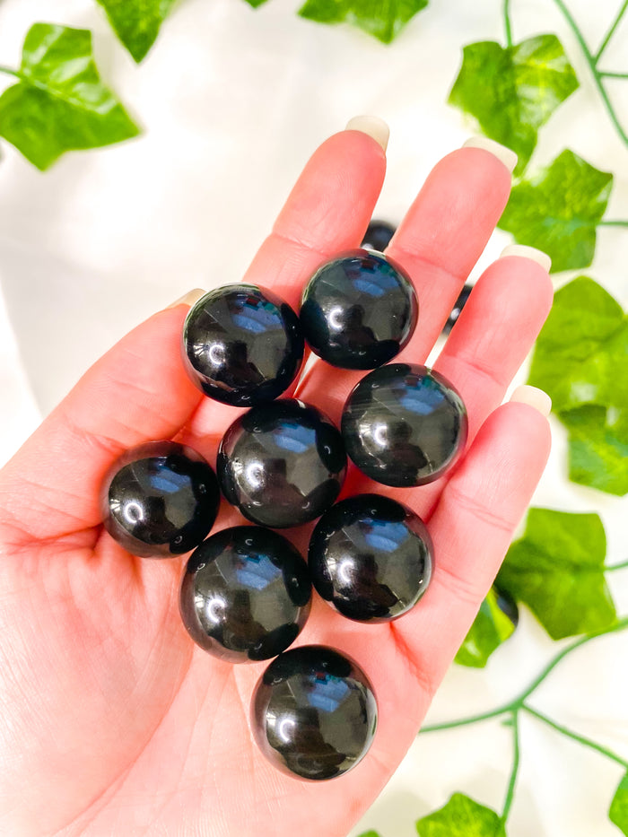 Mini Rainbow Obsidian Sphere