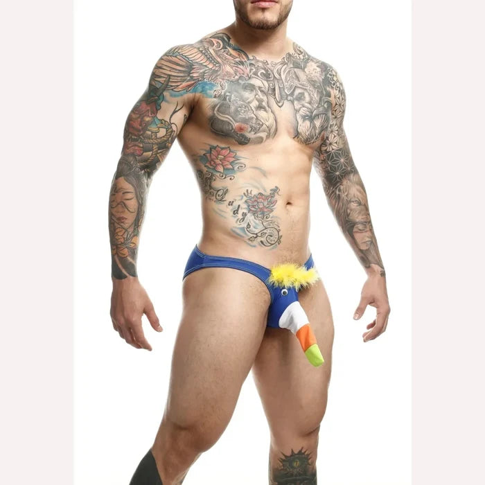 Mob Bikini Toucan Royal Blue Large Intimates Adult Boutique
