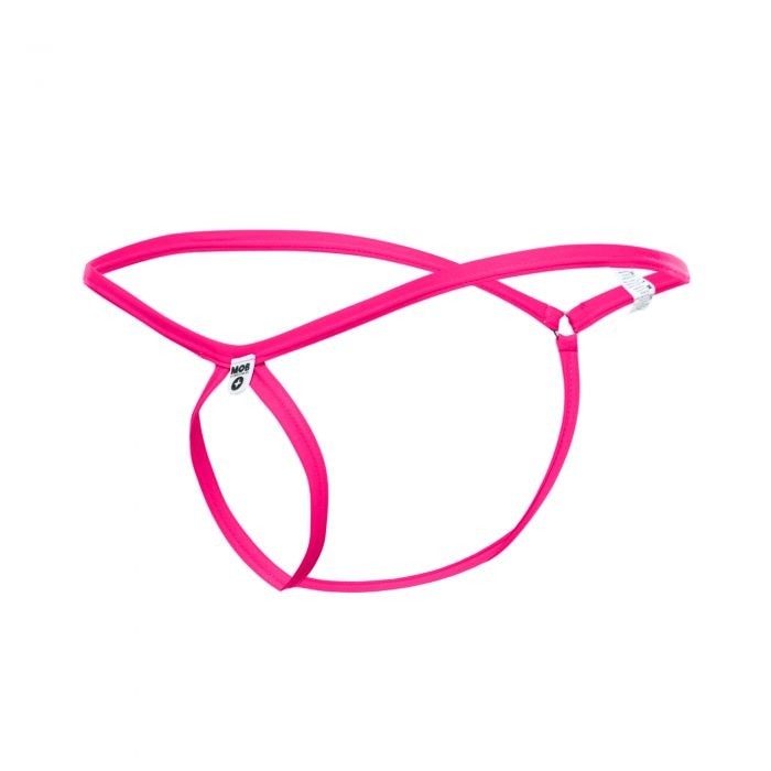 Mob Tear Drop Thong Hot Pink L-xl Intimates Adult Boutique