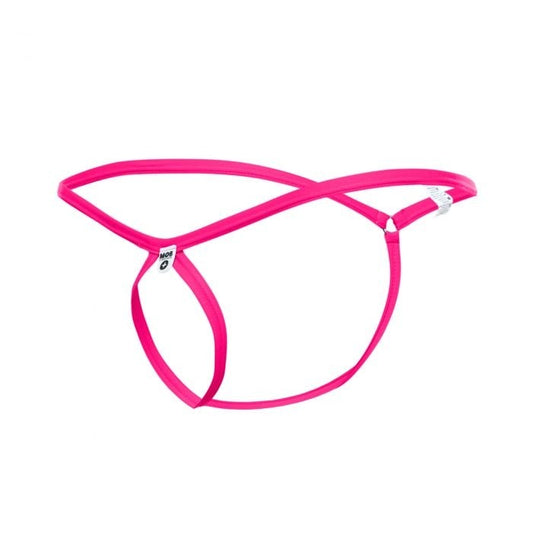 Mob Tear Drop Thong Hot Pink L-xl Intimates Adult Boutique