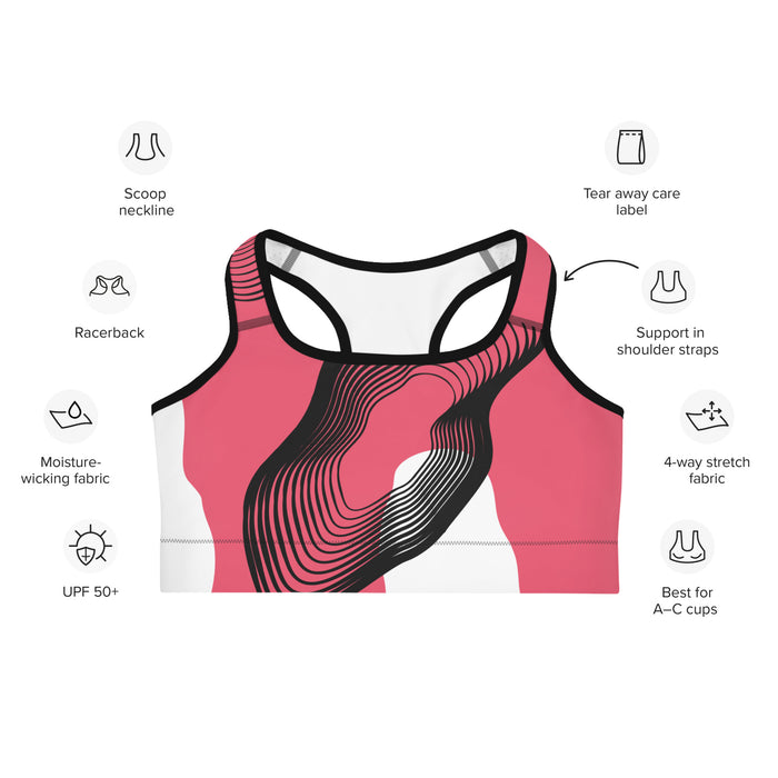Modern Camo Sports Bra - Bloom Seventy Seven