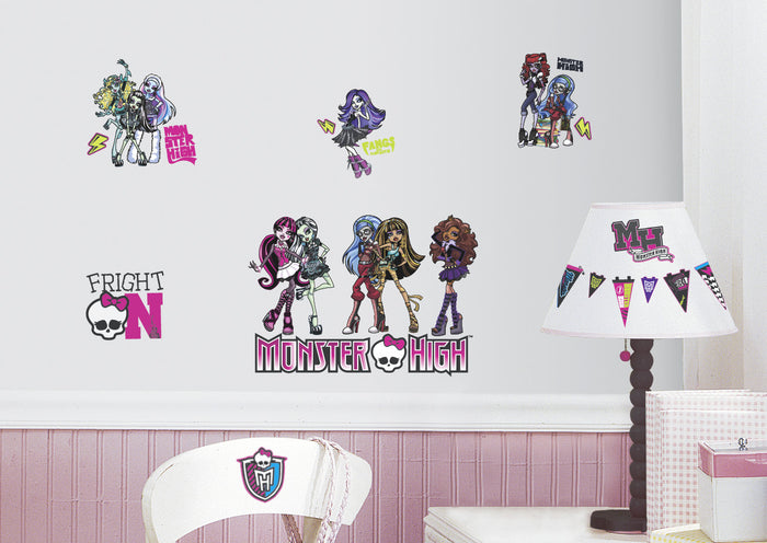 Monster High Peel & Stick Wall Decals