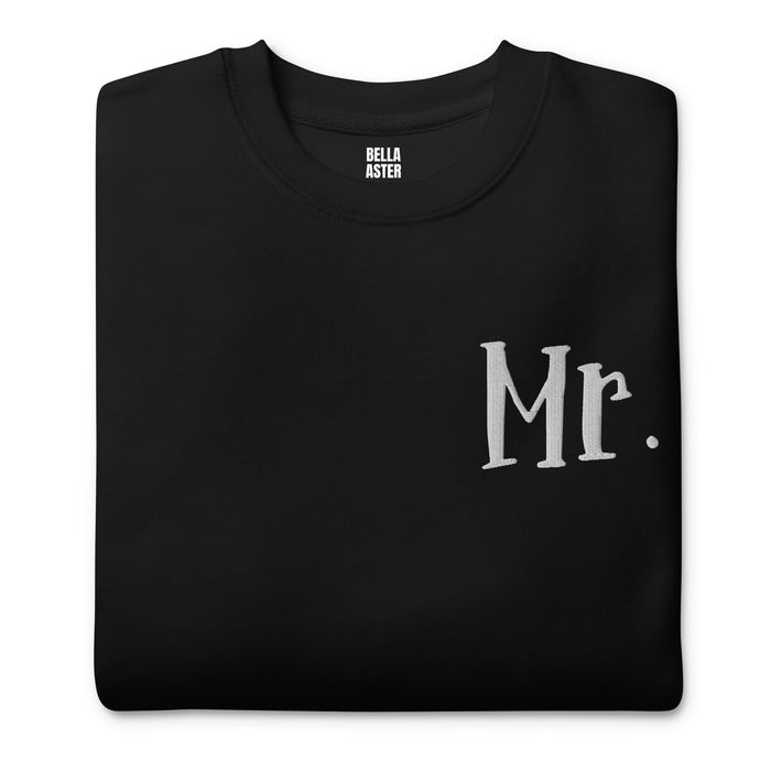 Mr. and Mrs. Couple Fleece Sweatshirt - Bloom Seventy Seven