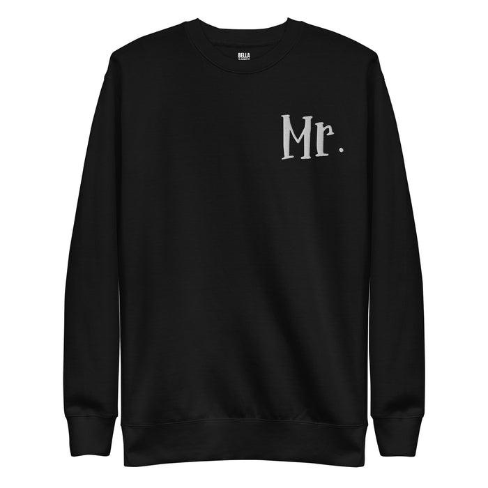 Mr. and Mrs. Couple Fleece Sweatshirt - Bloom Seventy Seven