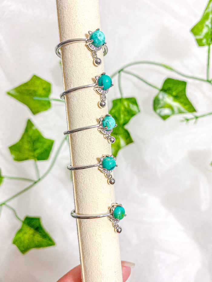 Natural Turquoise Ring (adjustable)