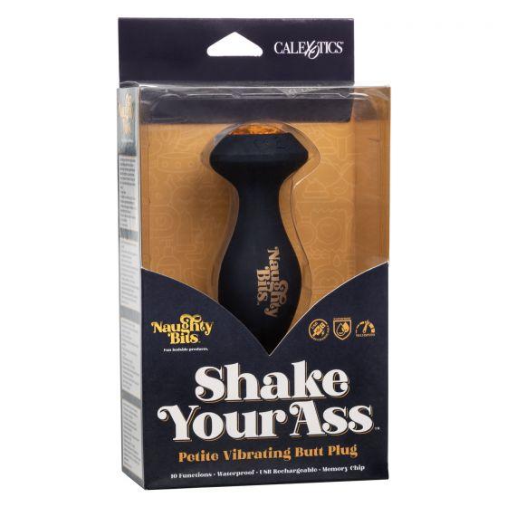 Naughty Bits Shake Your Ass Petite Vibrating Butt Plug Intimates Adult Boutique