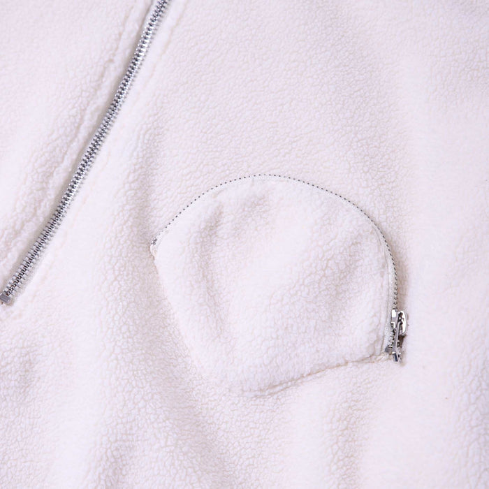 New Amsterdam - Oyster Fleece Off White - White-Pulls et Sweats-2302153001