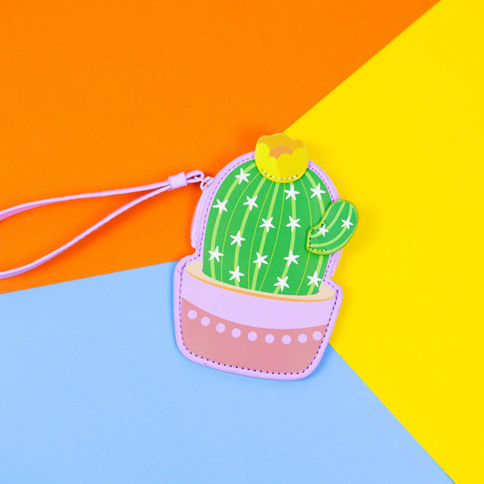 Novelty Wristlet - Cute Cactus