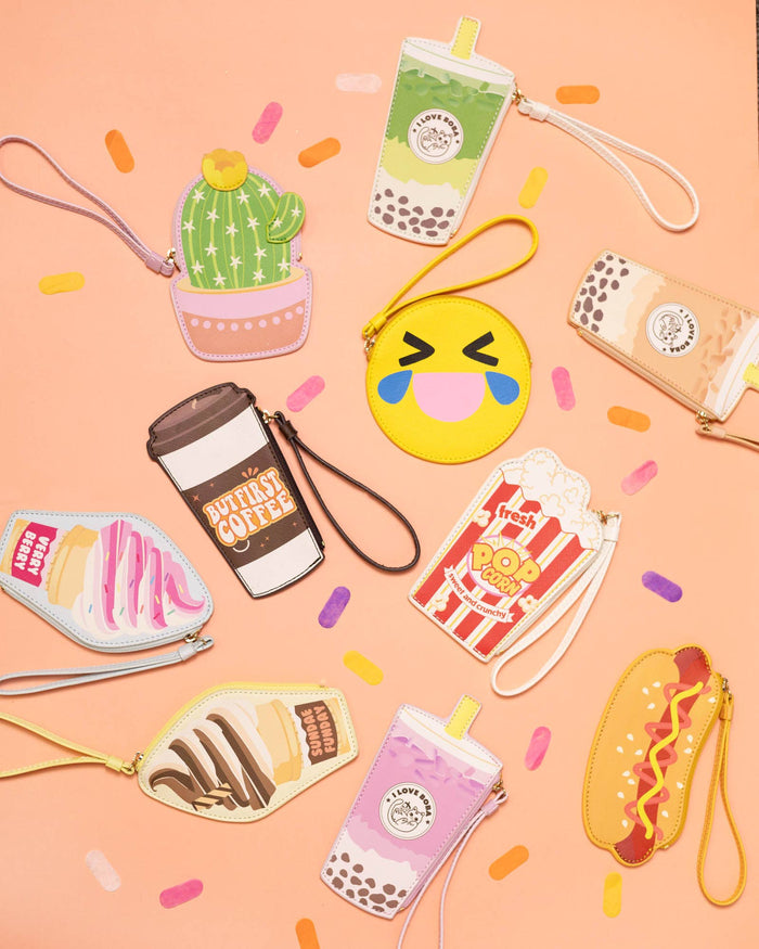 Novelty Wristlet - Cute Cactus