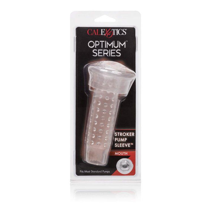 Optimum Stroker Pump Sleeve Mouth Intimates Adult Boutique