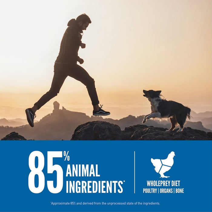 Original Dry Dog Food 85% animal ingredients.