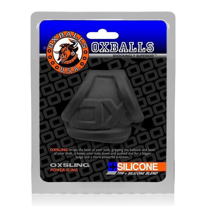 Oxsling Cocksling Silicone Black Ice (net)(out July) Intimates Adult Boutique