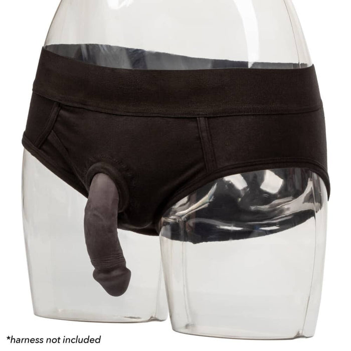Packer Gear Black Packing Penis 4in Silicone Intimates Adult Boutique