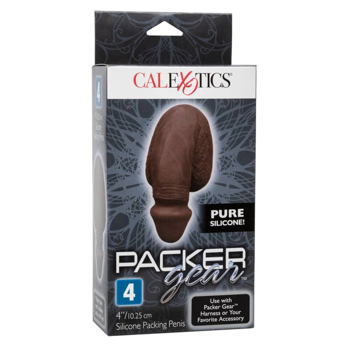 Packer Gear Black Packing Penis 4in Silicone Intimates Adult Boutique