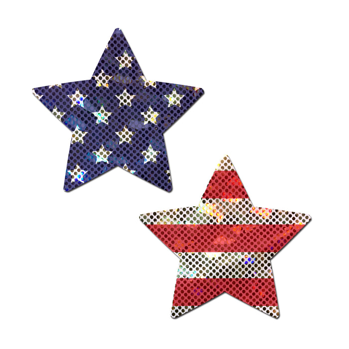 Pastease Stars Patriot Glitter Intimates Adult Boutique
