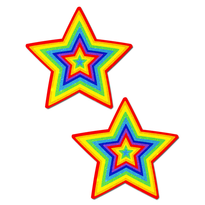 Pastease Stars Rainbow Pride Intimates Adult Boutique