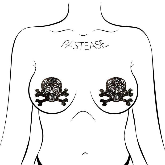 Pastease Sugar Skull Crossbones Intimates Adult Boutique