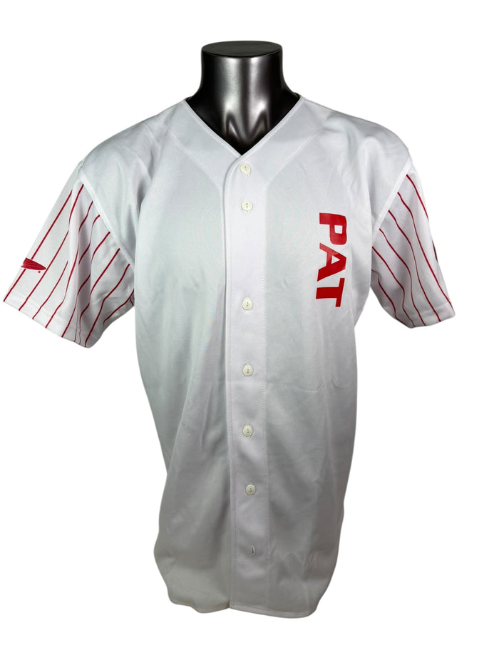 PAT BURRELL PHILADELPHIA PHILLIES VINTAGE 2000'S JIMMY ROLLINS BASEBOWL TOURNAMENT JERSEY ADULT XL