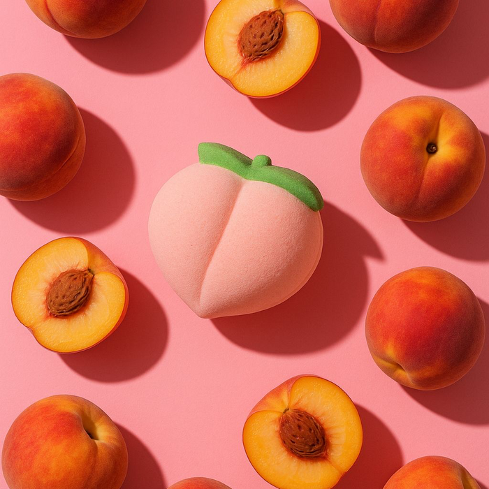 Peach Foaming Bath Bomb
