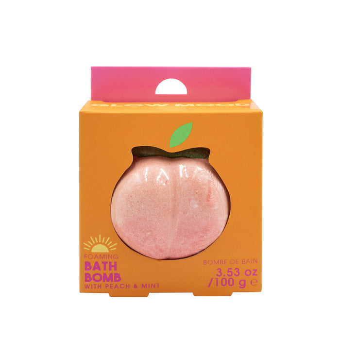 Peach Foaming Bath Bomb