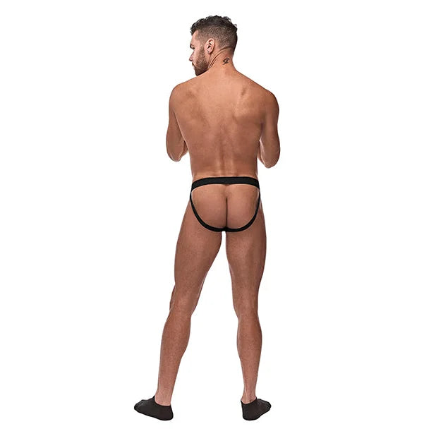 Peak Performance Sport Jock Grey-black S-m Intimates Adult Boutique
