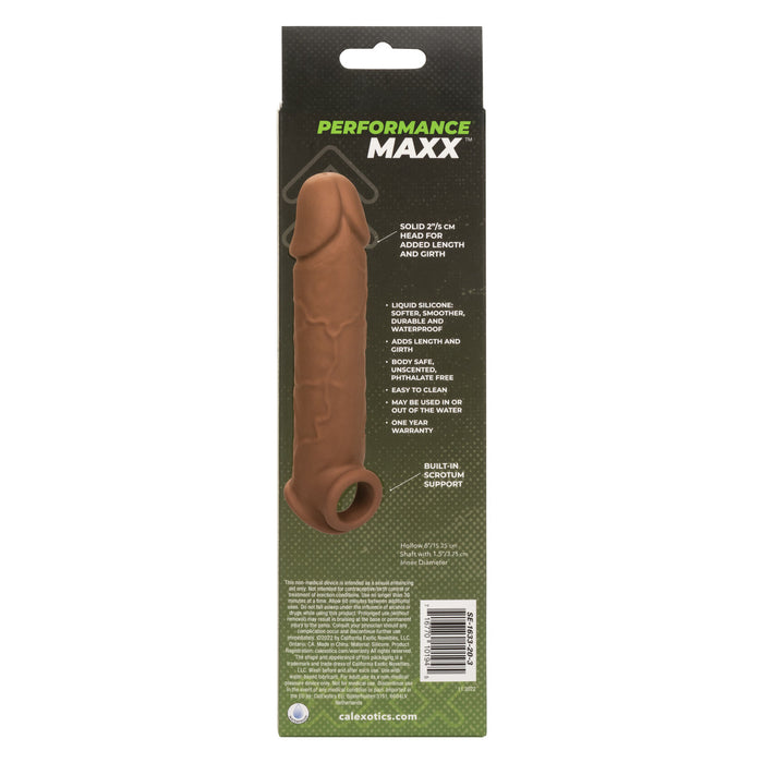 8" Performance Maxx Penis Extension - Brown - Sextoys for Men Intimates Adult Boutique