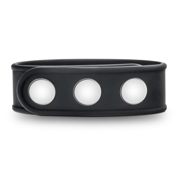 Performance Vs5 Silicone 3 Snap Cock Strap Black Intimates Adult Boutique