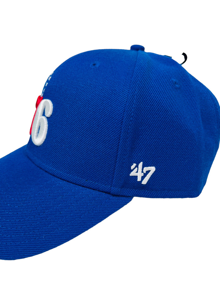 PHILADELPHIA 76ERS RETRO 47' BRAND MVP STRAPBACK ADULT HAT