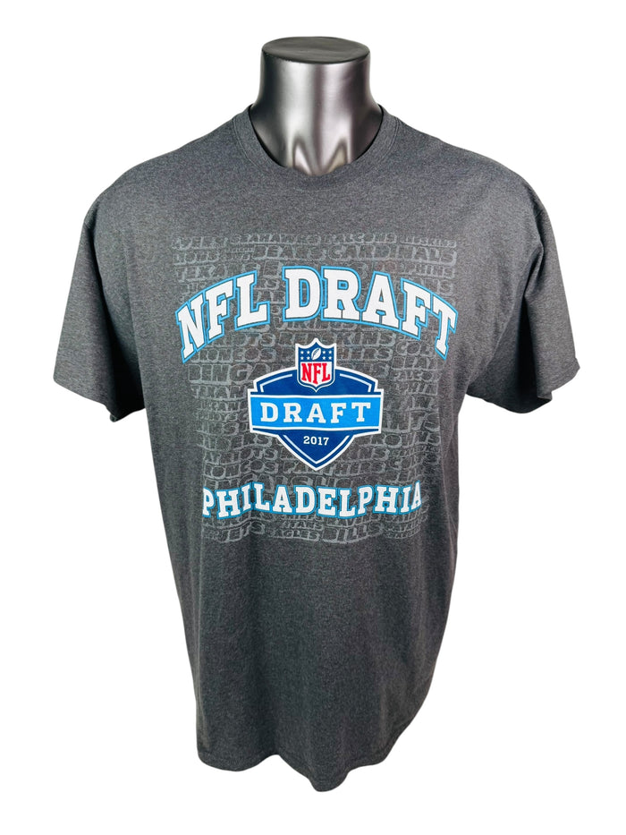 PHILADELPHIA EAGLES 2016 NFL DRAFT MAJESTIC T-SHIRT ADULT XL