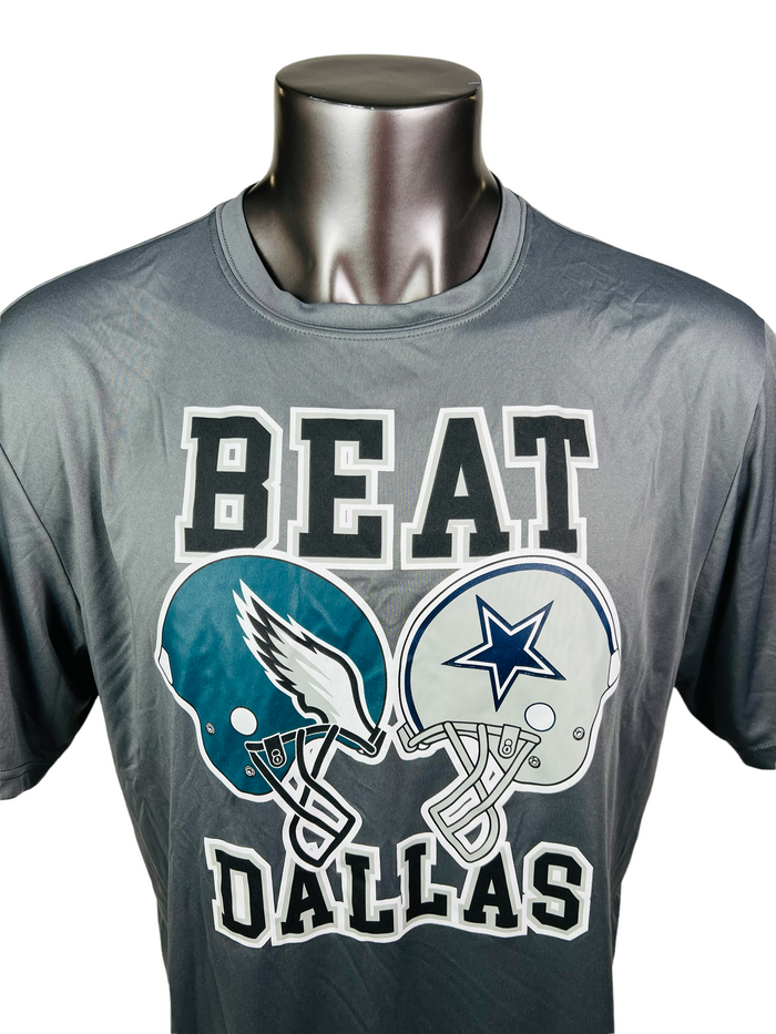 PHILADELPHIA EAGLES BEAT DALLAS TEAM ISSUED DRI-FIT SHIRT ADULT XL