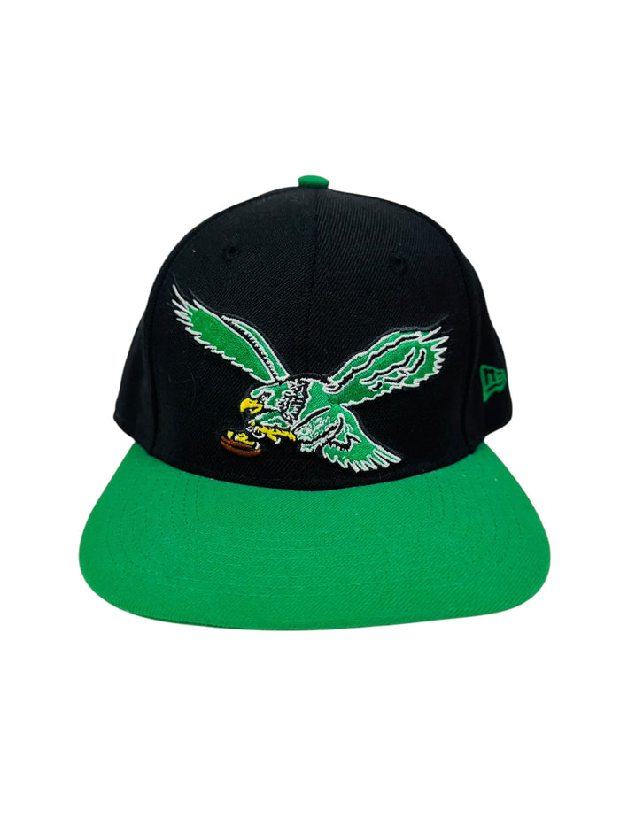 PHILADELPHIA EAGLES RETRO KELLY GREEN NEW ERA SNAPBACK ADULT HAT