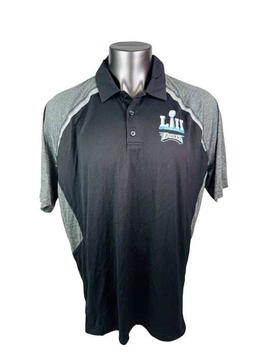 PHILADELPHIA EAGLES SUPER BOWL LII CHAMPIONS PRO LINE GOLF SHIRT ADULT 2XL