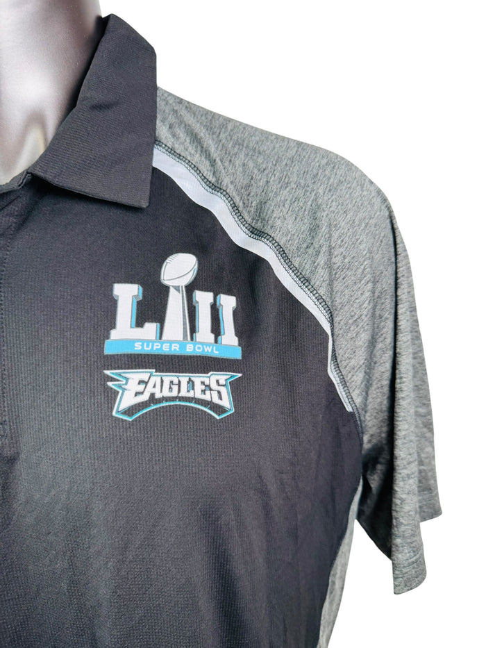 PHILADELPHIA EAGLES SUPER BOWL LII CHAMPIONS PRO LINE GOLF SHIRT ADULT 2XL