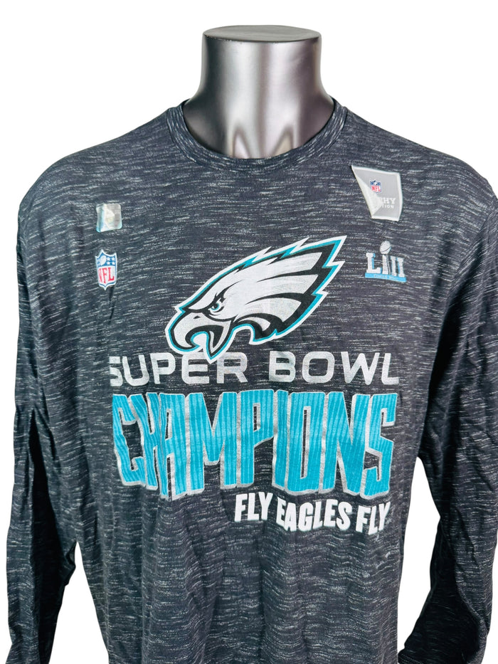 PHILADELPHIA EAGLES SUPER BOWL LII CHAMPIONS PRO LINE LONG-SLEEVE T-SHIRT ADULT 2XL