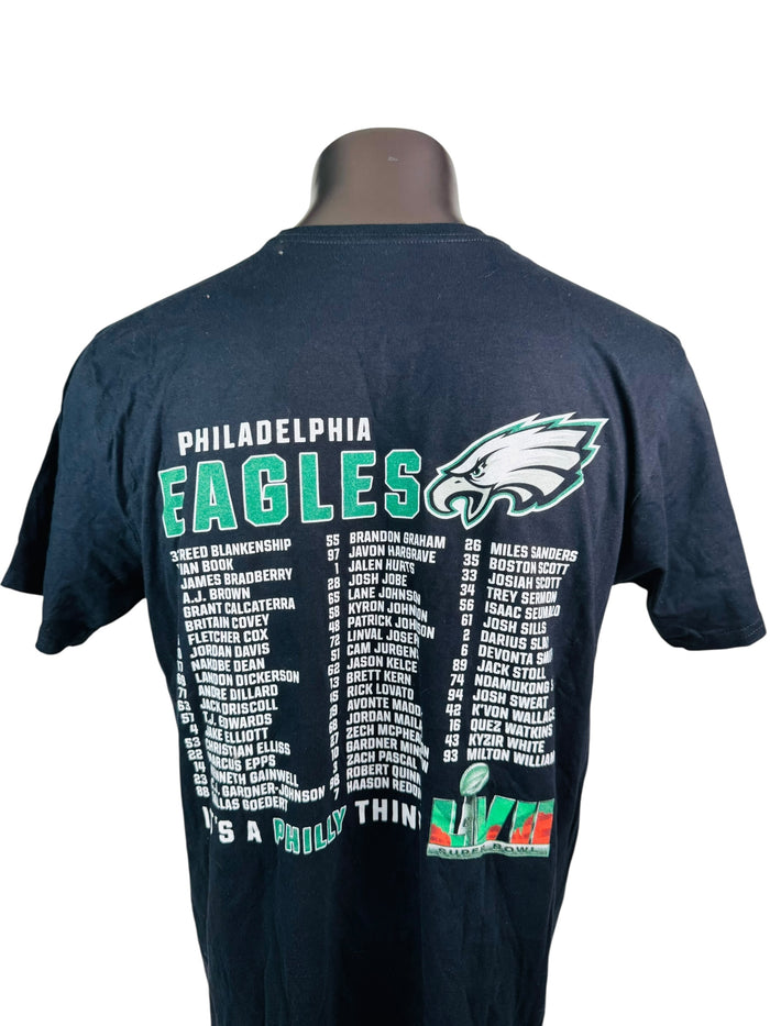 PHILADELPHIA EAGLES SUPER BOWL LVII PHILLY THING T-SHIRT ADULT XL