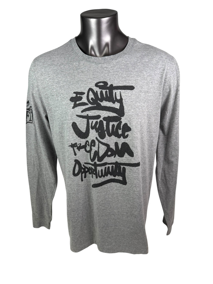 PHILADELPHIA EAGLES TEAM ISSUED INSPIRE CHANGE NIKE DRI-FIT LONG-SLEEVE T-SHIRT ADULT XL