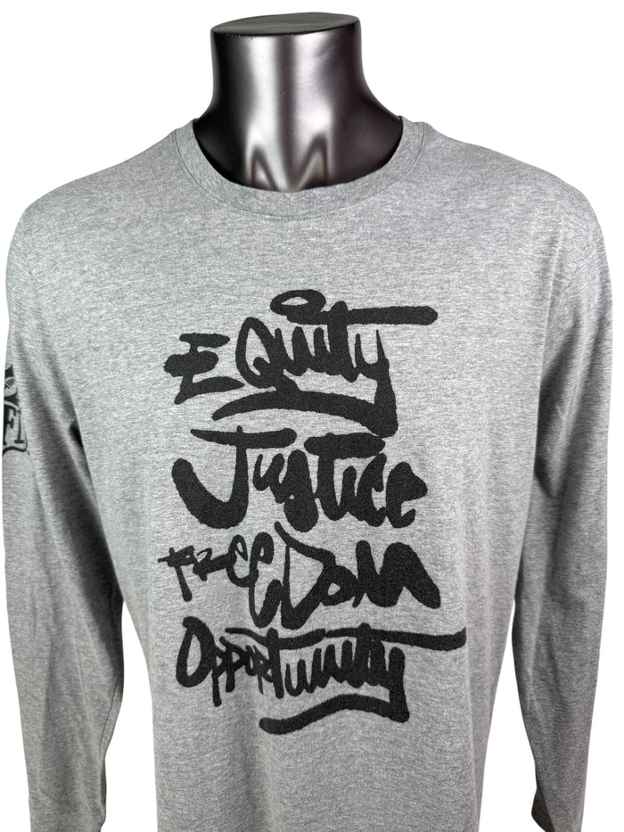 PHILADELPHIA EAGLES TEAM ISSUED INSPIRE CHANGE NIKE DRI-FIT LONG-SLEEVE T-SHIRT ADULT XL