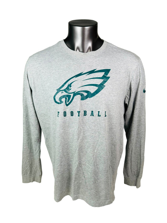 PHILADELPHIA EAGLES TEAM ISSUED NIKE DRI-FIT LONG-SLEEVE SHIRT ADULT XL