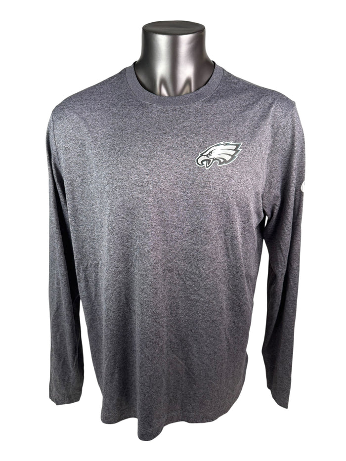 PHILADELPHIA EAGLES TEAM ISSUED NIKE DRI-FIT LONG-SLEEVE SHIRT ADULT XL